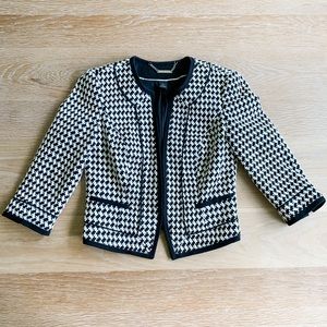 White House Black Market Houndstooth Jacket